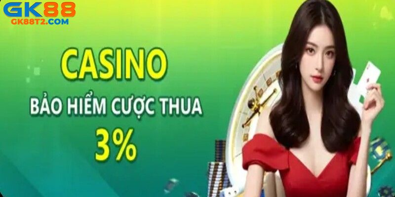 Tổng quan về chương trình casino bảo hiểm thua 3% 